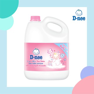 ₪☏❦D-NEE น้ำยาปรับผ้านุ่ม เด็ก กลิ่น Happy Baby สีชมพู (แกลลอน) ปริมาณ 3000 มล.น้ำยาปรับผ้านุ่มเด็กน้ำยาซักผ้าเด็ก🎁🎀✨�