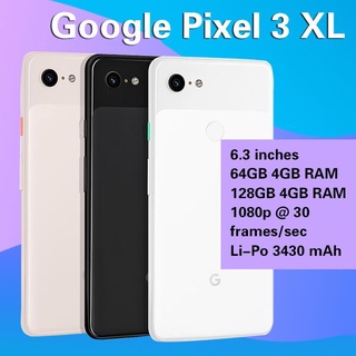 สินค้า Google Pixel 3 XL 6.0 นิ้ว 64GB 4GB RAM Qualcomm SDM670 Snapdragon 670 หน้าจอแบบอัลตร้า HD สําหรับโดรนของเล่น