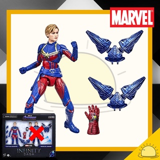 Hasbro Marvel Legends Series 6-inch Scale Action Figure Toy Captain Marvel Infinity Saga แยกจากแพคคู่ ไม่มีกล่อง