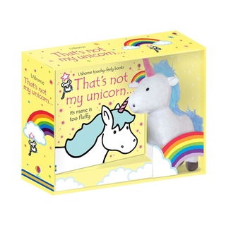 Usborne books Thats not my unicorn  หนังสือ  พร้อมตุ๊กตาของเล่น