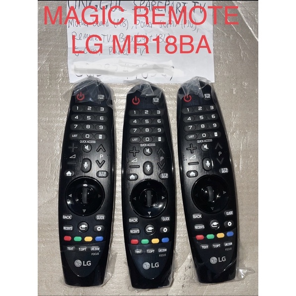 Lg รีโมตสมาร์ททีวี MR18BA - Magic Remote LG MR18BA MR18 ORI | Shopee ...