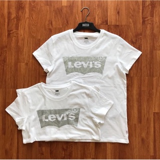 ⏸LEVIS WOMENS CLASSIC LOGO PERFECT TEE SHIRT เสื้อยืดคอกมแขนสั้น