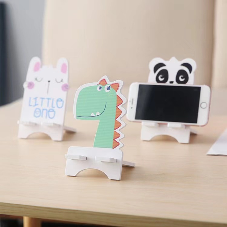 พร้อมส่ง-ที่วางโทรศัพท์-ลายน่ารัก-หนาขึ้น-ที่วางโทรศัพท์มือถือ-วางไอแพท