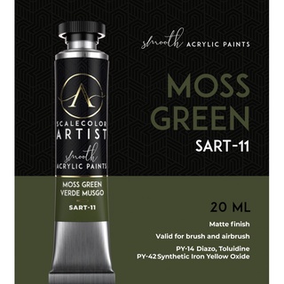 MOSS GREEN สีโมเดลเกรดพรีเมี่ยม Scale 75