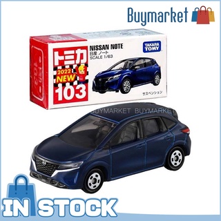 [ต้นฉบับ] รถ Takara Tomy Tomica Die -Cast - Scale 1:63 No.103 Nissan Note