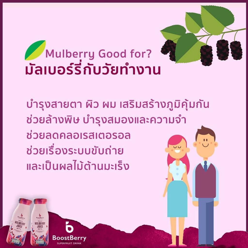 boost-berry-mulberry-juice-น้ำมัลเบอร์รี่-แท้จากธรรมชาติ-98-7-6-ขวด