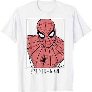 เสื้อยืดผ้าฝ้ายพิมพ์ลาย เสื้อยืดแขนสั้น พิมพ์ลายโปสเตอร์ Marvel Spider-Man Far From Home พรีเมี่ยม แบบเรียบง่าย แฟชั่นสํ