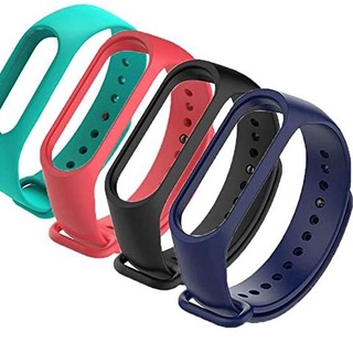 N-olw&gt; ✓&gt; Mi Band 6/5/4/3 สายนาฬิกาข้อมือซิลิโคน แบบเปลี่ยน M3 M4 M5 M6 Smartband Only Strap Quality&gt;