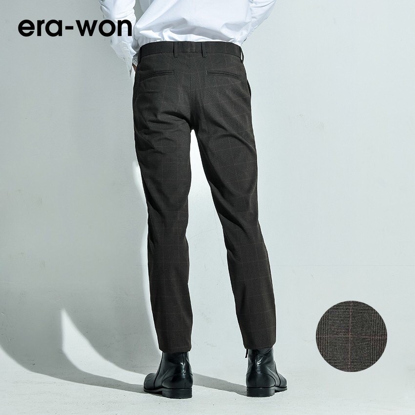 erawon-shop-0589ts-กางเกงสแลคขายาว-ทรงเดฟ-รุ่น-monotone-workday-สี-time-square