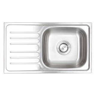 Embedded sink BUILT-IN 1B1D HAFELE ARTEMIS 495.39.284 RHD Sink device Kitchen equipment อ่างล้างจานฝัง ซิงค์ฝัง 1หลุม 1ท