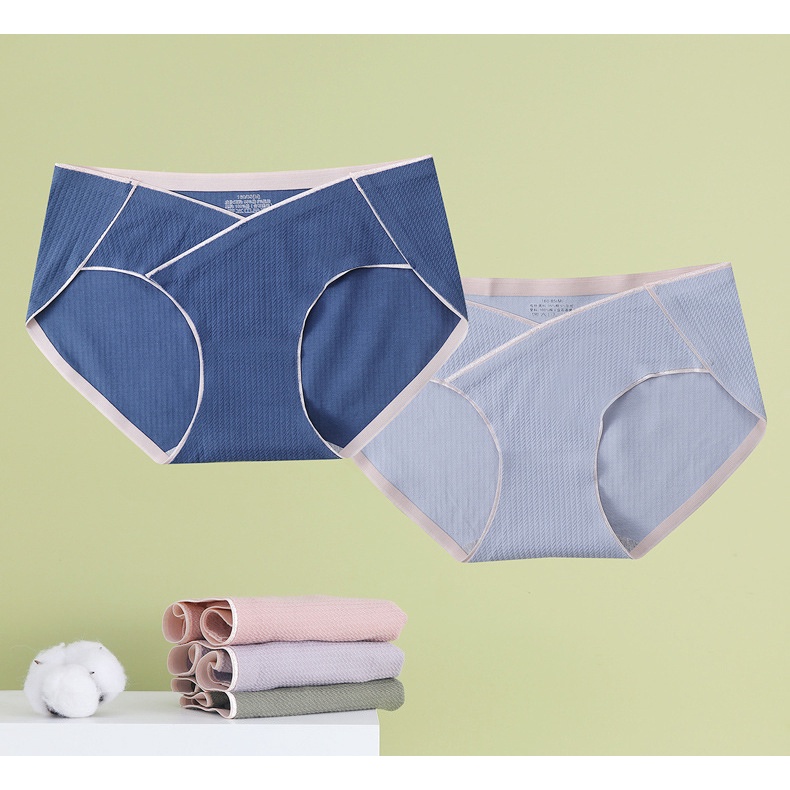 กางเกงในสไตล์ญี่ปุ่น-สำหรับคนท้อง-ไม่อึดอัดรัดแน่น-สีสวย-ผ้านุ่ม-ใส่สบาย-ผ้าฝ้ายแท้