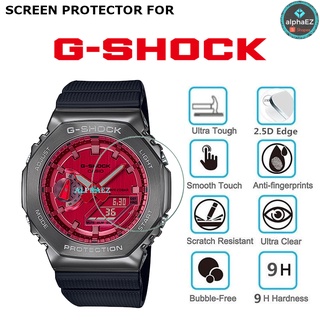 Casio G-Shock GM-2100B-4A โลหะ Casioak TMJ 9H ฝาครอบป้องกันหน้าจอนาฬิกา GM2100 กระจกนิรภัย ป้องกันรอยขีดข่วน