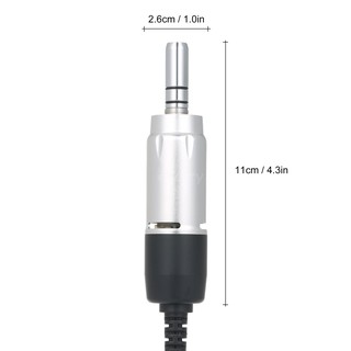 C & R E-Type Micro Motor Handpiece High Speed Electric Dental Lab Jewelry Micromotor 35,000 RPM Polishing Handpiece