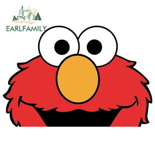 Earlfamily สติกเกอร์ไวนิล JDM Elmo กันน้ํา 13 ซม. x 8.8 ซม. สําหรับติดตกแต่งรถยนต์