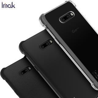 Imak LG V50S ThinQ 5G Shockproof Casing LG G8X ThinQ Soft TPU Case Matte Silicone Back Cover Screen Film