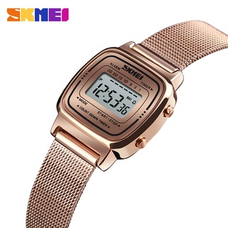 สินค้า SKMEI นาฬิกาข้อมือ สายสแตนเลส กันน้ำ สำหรับสตรี（Updated version）