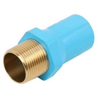 Dee-Double ข้อต่อเกลียวนอก SCG PVC/BASS 3/4X1/2 นิ้ว สีฟ้า ท่อประปา ท่อต่อ ท่อน้ำ ท่อ PVC