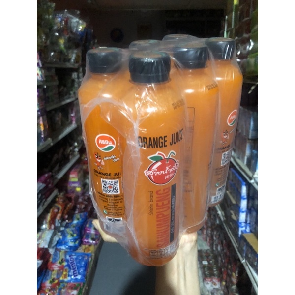 น้ำ-รสส้มสายน้ำผึ้ง-ศิริชิน-ขวดใหญ่-500ml-แพ็ค-6-ขวด