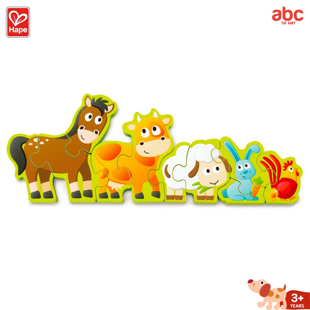 hape-ของเล่นไม้-ปริศนา-ขบวนสัตว์ในฟาร์มและตัวเลข-numbers-amp-farm-animals-ของเล่นเสริมพัฒนาการ-3-ขวบ-ขึ้นไป