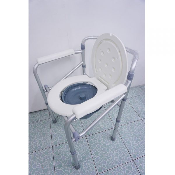 เก้าอี้นั่งถ่าย-อลูมิเนียม-พับได้-ปรับระดับได้-commode-chair-อลูมิเนียม