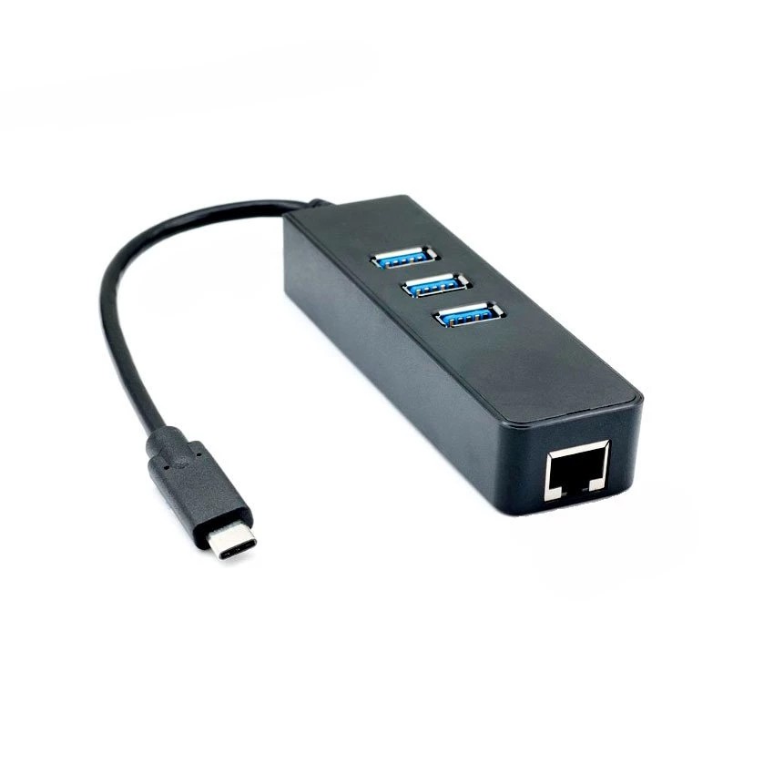 ภาพหน้าปกสินค้าtype-c 3.1 to lan Gigabit Ethernet with hub usb 3.0 จากร้าน y_shopping บน Shopee