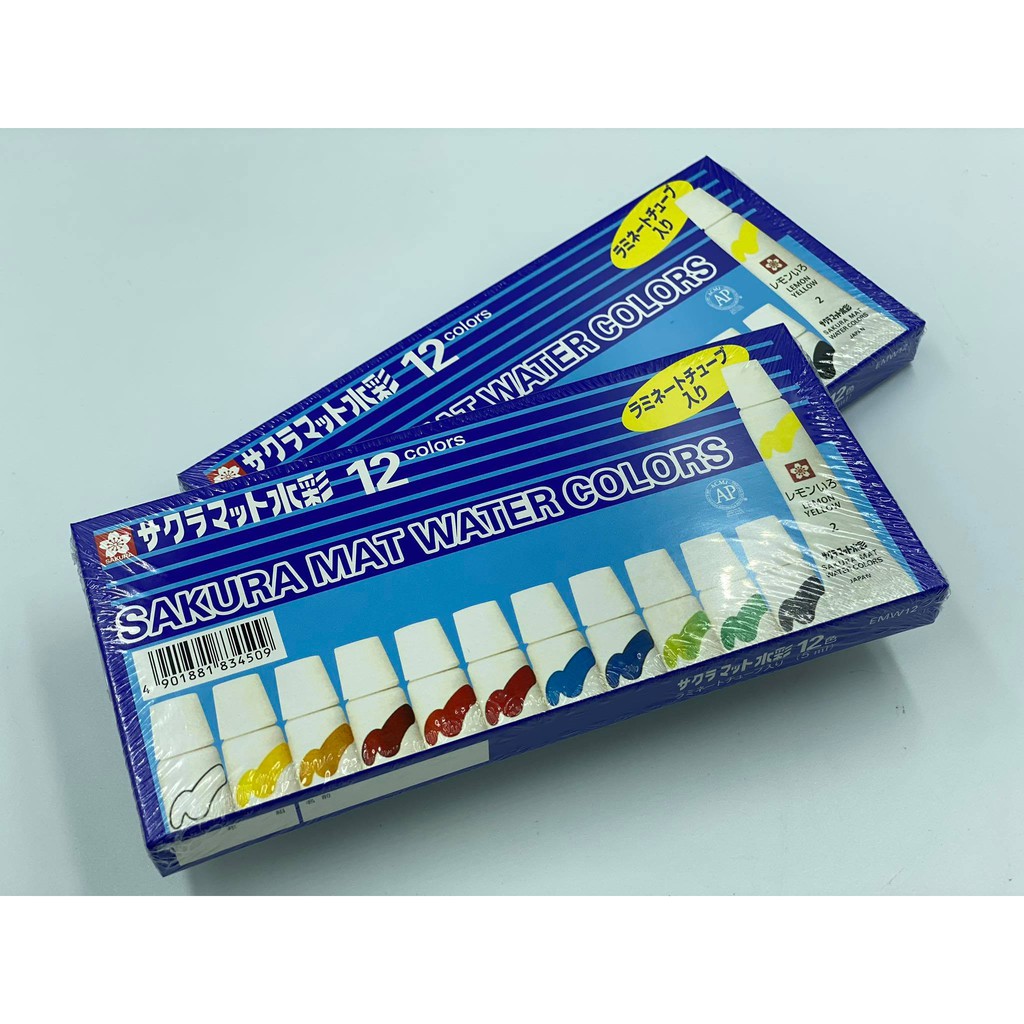 สีน้ำ 12 สี ซากุระ EMW-12 | Shopee Thailand