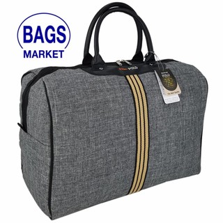 Romar Polo กระเป๋าเดินทาง กระเป๋าถือ ขนาด 18 นิ้ว Style Vintage Canvas Code R522018-3 (Grey)