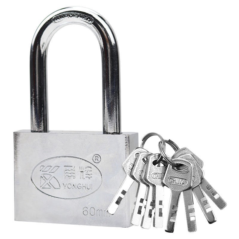 กุญแจ8-คีย์หอพักนักเรียนป้องกันการโจรกรรมล็อคประตูล็อคประตูบ้านภายนอกประตูล็อคประตู-padlocks-สมัยเก่ารูปตัวยู