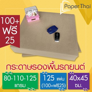 ภาพหน้าปกสินค้า125แผ่น📝 กระดาษรองพื้นรถยนต์ 80-110-125 แกรม ขนาด 40*45 ซม. PaperThai กระดาษ รองพื้น รถยนต์ ที่เกี่ยวข้อง