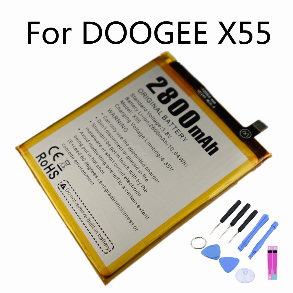 2022-years-new-high-quality-authentic-2800mah-replacement-battery-for-doogee-x55-smartphone-bateria-batteries-tools