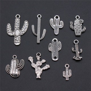 ภาพขนาดย่อของภาพหน้าปกสินค้าCactus Charms Diy Fashion Jewelry Accessories Parts Craft Supplies Charms For Jewelry Making จากร้าน queenawu.th บน Shopee