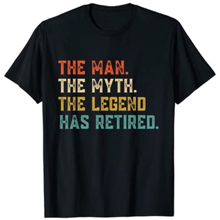 เสื้อยืด พิมพ์ลาย The Man Myth Legend Has Retired Retirement สําหรับผู้ชาย 2022S-5XL