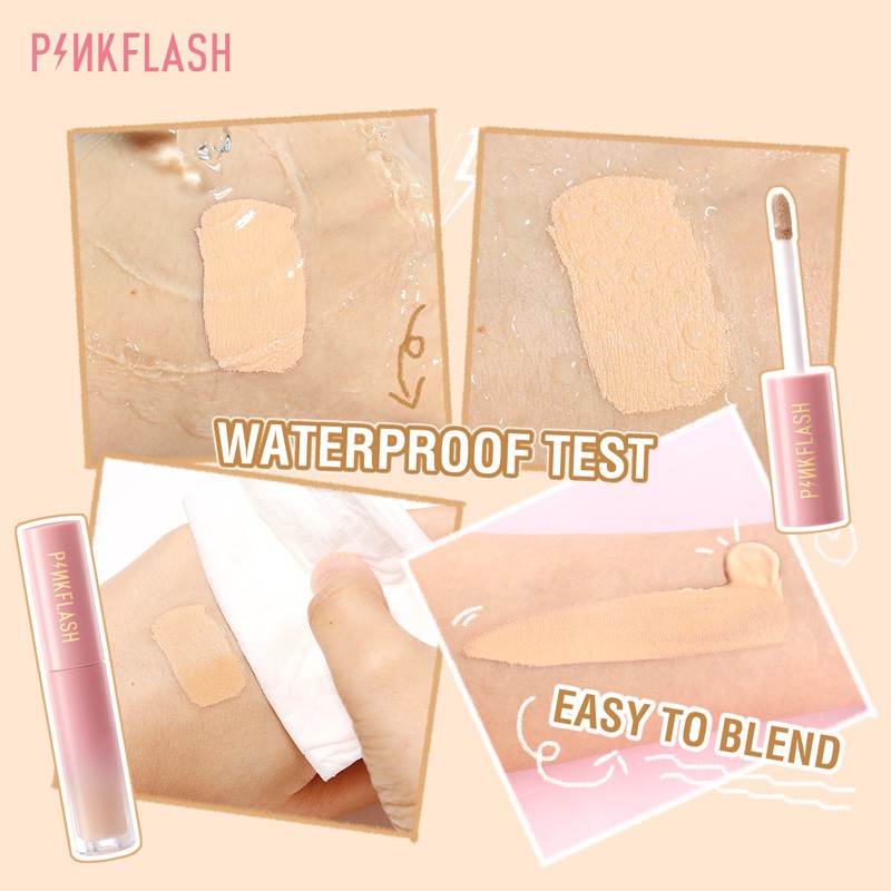 ภาพสินค้าPINKFLASH OhMyPinkFlash OhMyBreath คอนซีลเลอร์ ชนิดเหลว เนื้อแมตต์ ปกปิดแบบเรียบเนียน ติดทนนาน จากร้าน pinkflash.th บน Shopee ภาพที่ 7