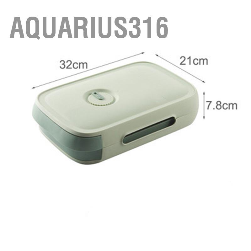 aquarius316-กล่องลิ้นชักเก็บไข่ไก่-ความจุขนาดใหญ่-พร้อมฝาปิด-สําหรับตู้เย็น