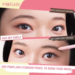 ภาพขนาดย่อของภาพหน้าปกสินค้าPinkflash Ohmyemoji ดินสอเขียนคิ้ว กันน้ำ ติดทนนาน จากร้าน pinkflash.th บน Shopee ภาพที่ 4
