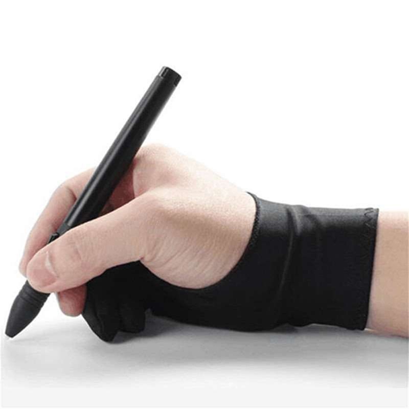 ภาพหน้าปกสินค้าPro Two-Finger Glove For Art Design Drawing Light Box Copy Tablet Pad จากร้าน gq999.th บน Shopee