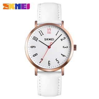 SKMEI Women Watches Ladies Wristwatch Leather Strap Luxury Wristband 3bar Waterproof Fashion Quartz Watch relogio femini