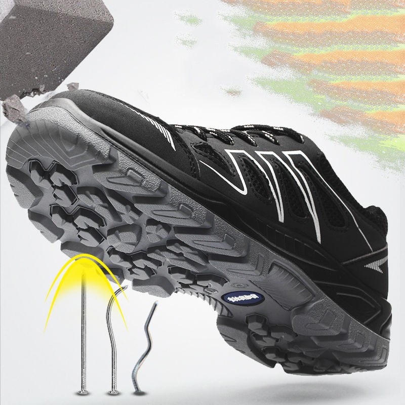 รองเท้าเซฟตี้-รองเท้าหัวเหล็ก-สำหรับผู้ชาย-ป้องกันการลื่น-ทนต่อการสึกหรอ-คุณภาพอย่างดี