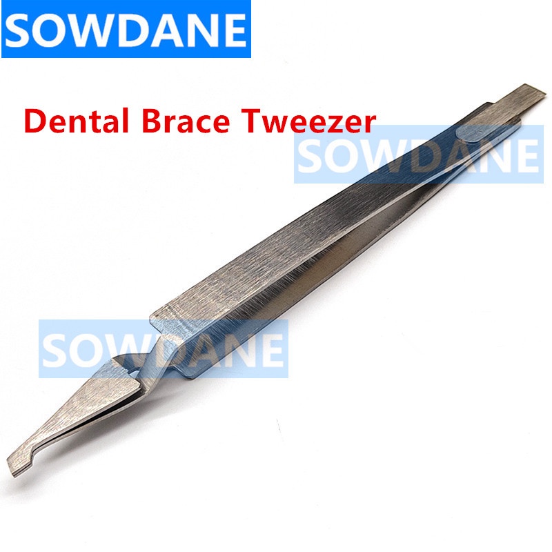 Dental Oral Care Tweezer Orthodontic Bracket Bonding Tweezer Brace