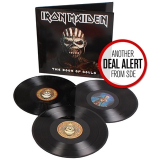 Vinyl LP แผ่นเสียง Iron Maiden - the book of Souls  ( 3 LP new ) 2015 E.U.