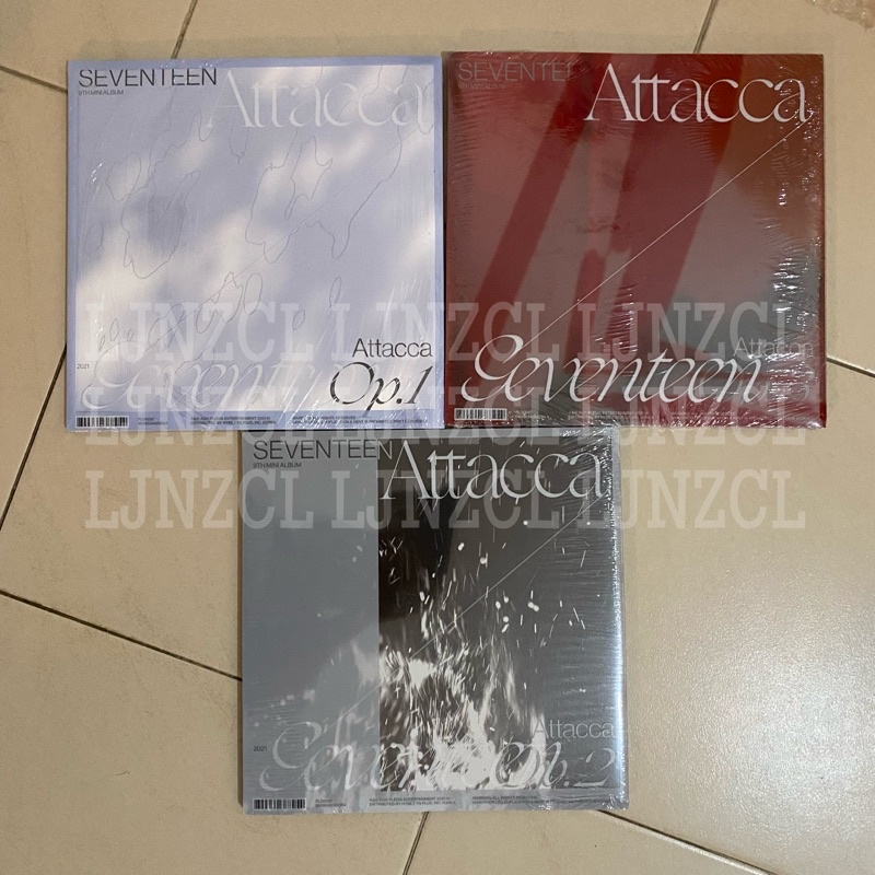 [พร้อมส่ง] Seventeen Attacca อัลบั้มรูป ไม่มีโปสเตอร์ม้วน Op 1 2 3 ...