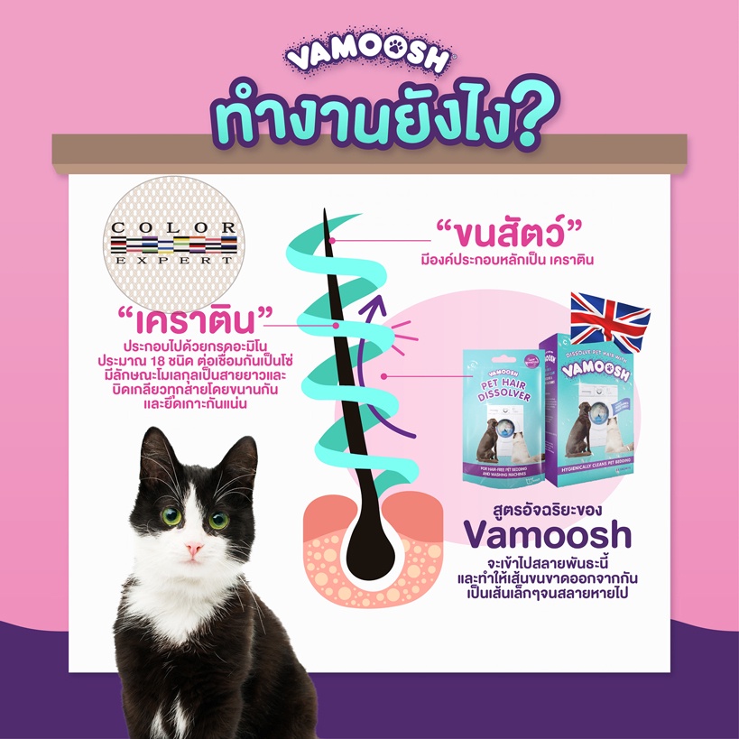 ผงสลายขนสัตว์และฆ่าเชื้อแบคทีเรีย-vamoosh-pet-hair-dissolver