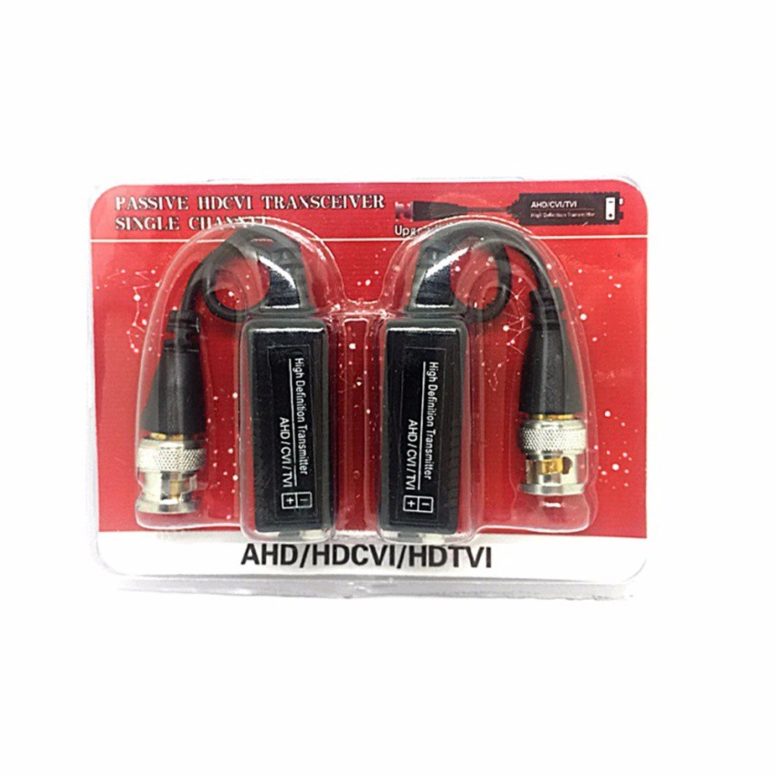 บาลัน-video-balun-ahd-cvi-tvi-อุปกรณ์-แปลงสายสัญญาณ-coaxial-rg6-เป็น-utp-สายแลน-lan-cat5e-cat6-3-คู่