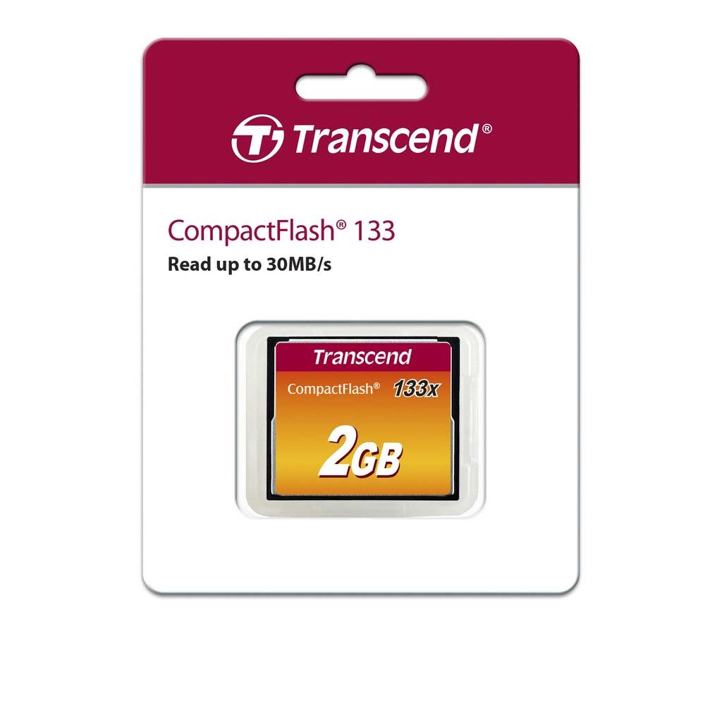 ภาพหน้าปกสินค้าTranscend CompactFlash Card 2GB : รับประกัน 5 ปี - สินค้ามีใบกำกับภาษี-TS2GCF133 จากร้าน sjcam_officialstore บน Shopee