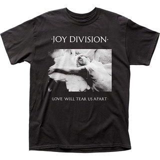 เสื้อยืดโอเวอร์ไซส์เสื้อยืด พิมพ์ลาย Joy Division Love Will Tear Us Apart สําหรับผู้ชายS-3XL