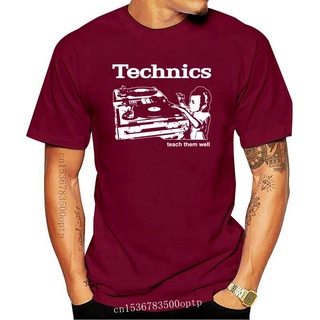 เสื้อยืด - ขายร้อนเสื้อยืดคลาสสิกTECHNICSสแครชสอนพวกเขาดีเจไวนิลดีเจS40POgoac63BOgbfg11