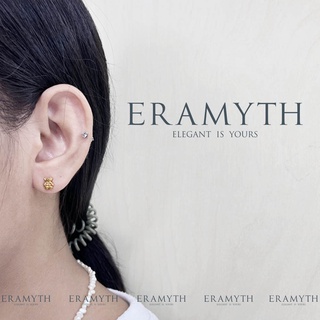 Eramyth jewelry ต่างหูปักก้าน  ต่างหูเงินแท้ 92.5% รูปน้องหมี ฟ่นทราย สินค้ามาตรฐานส่งออก