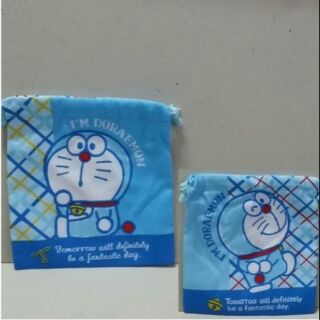 ถุงหูรูด ลาย โดเรม่อน (Doraemon) ใส่เครื่องสำอาง ของกระจุ๊กกระจิ๊ก ก็ได้ค่ะ ขนาด 7x8 นิ้ว