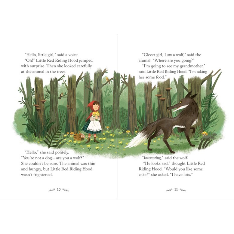 dktoday-หนังสือ-usborne-readers-1-little-red-riding-hood-age-5