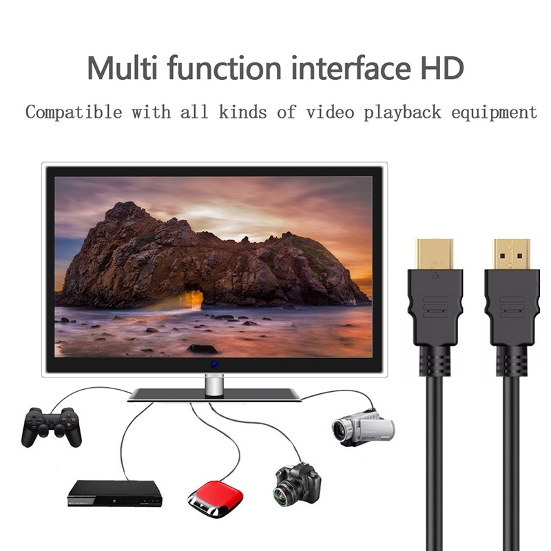 สายhd-to-hd-สายhd-ยาว-1-เมตร-1-5-เมตร-3-เมตร-สายถักรุ่น-v1-4-cable-3d-full-hd-2-0-1080p